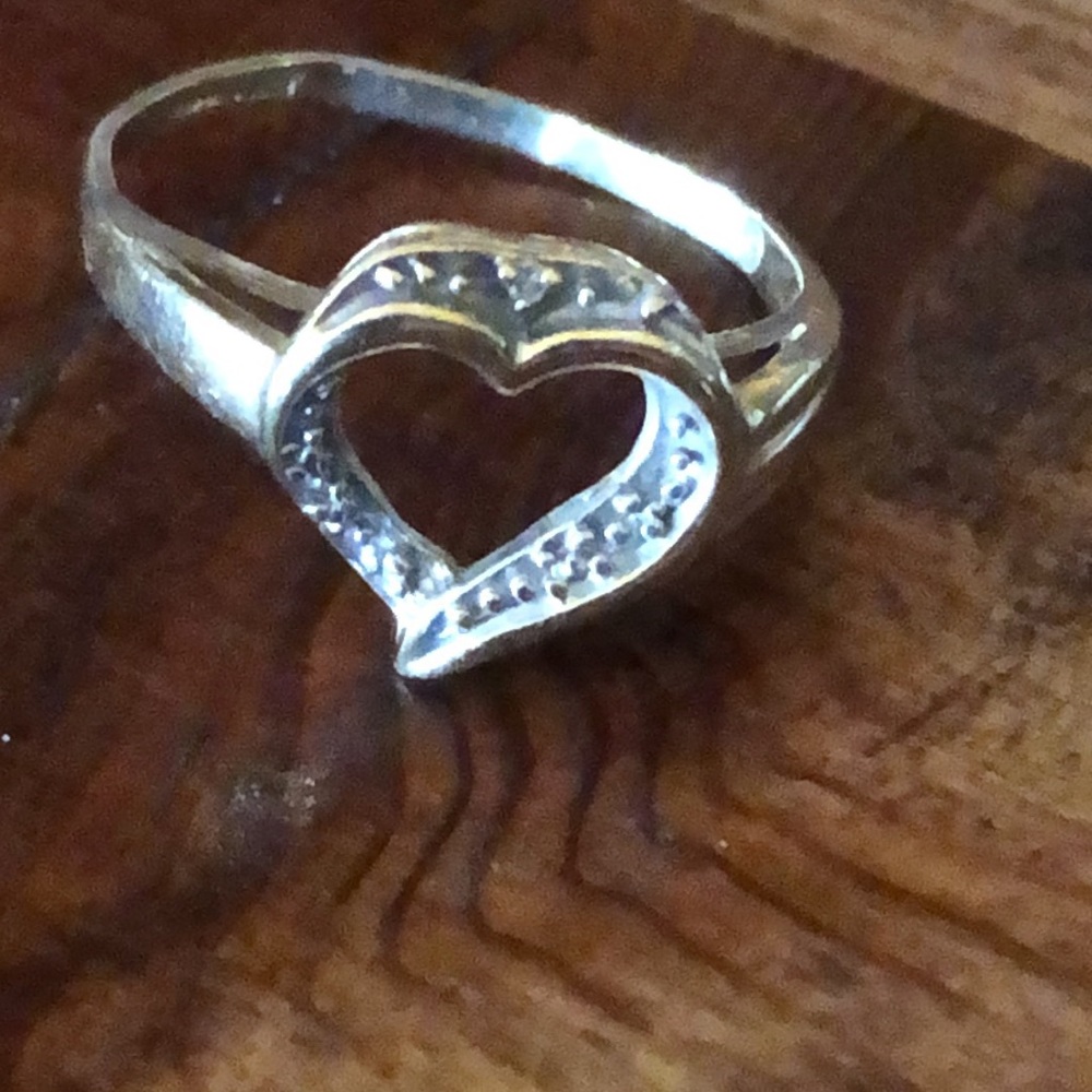 10k YG heart ring